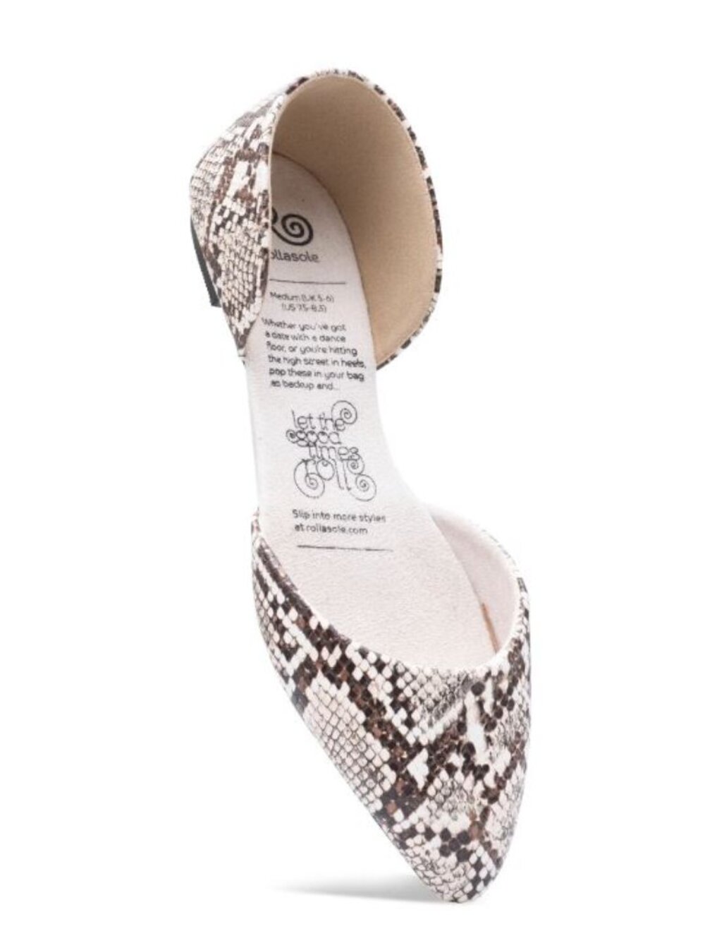 Rollasole Snake Charmer Flat Shoe